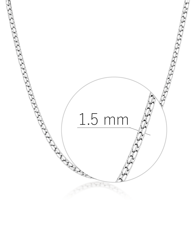 Sidabrinė grandinėlė 1.5mm
