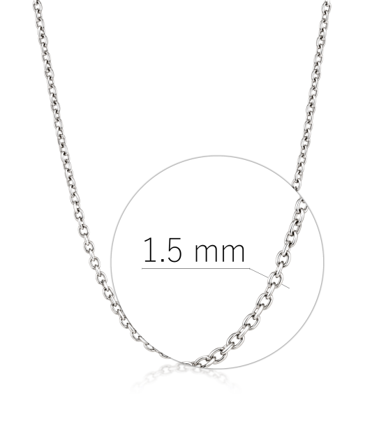 Sidabrinė grandinėlė "Anchor" 1.5mm