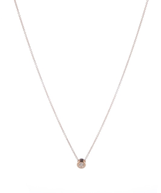 Auksinė grandinėlė su briliantiniu pakabuku - Auksinės grandinėlės su pakabukais - Goldinga