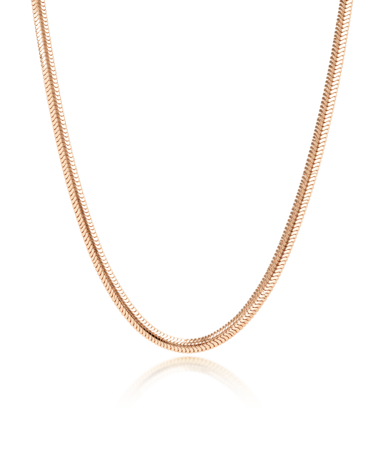 Auksinė grandinėlė "Snake" 3.4mm