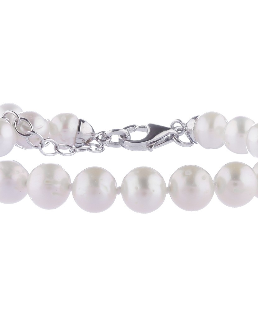 Apyrankė Su Perlais Ir Sidabru - Sidabrinės apyrankės - Goldinga