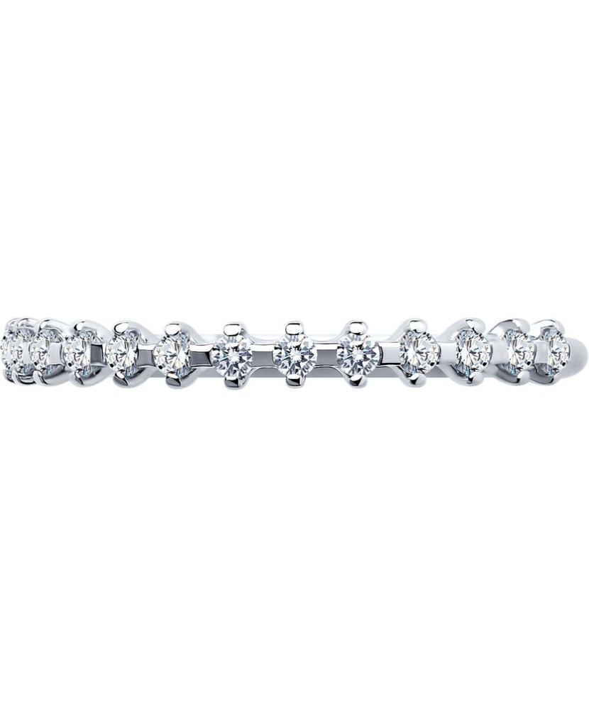 Sidabrinis žiedas su cirkoniais - Sidabriniai žiedai - Goldinga