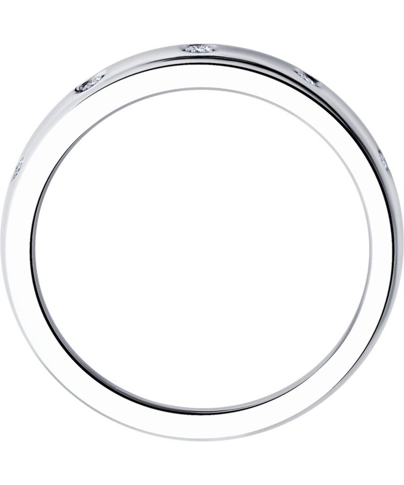 Sidabrinis žiedas su cirkoniais - Sidabriniai žiedai - Goldinga