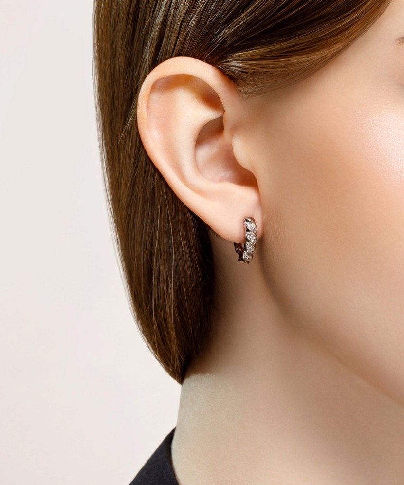 Sidabriniai auskarai su cirkoniais - Sidabriniai auskarai - Goldinga