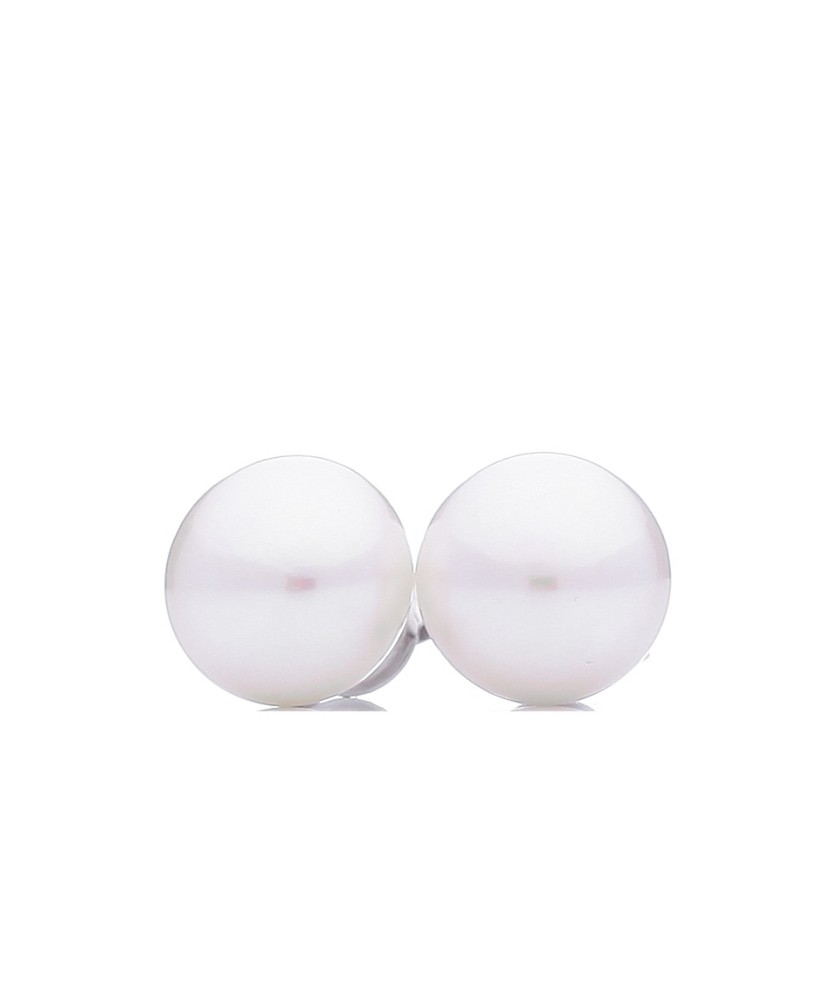 Sidabriniai auskarai su perlu - Auskarai su perlais - Goldinga