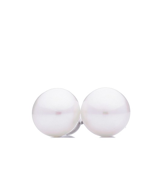 Sidabriniai auskarai su perlu - Auskarai su perlais - Goldinga