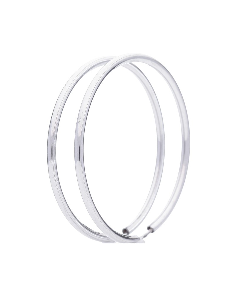 Sidabriniai auskarai 42mm - Sidabriniai auskarai - Goldinga