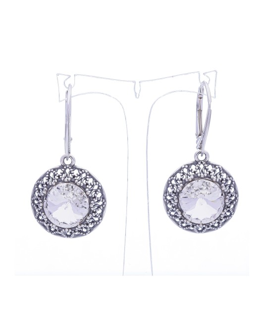 Sidabriniai auskarai su cirkoniais - Sidabriniai auskarai - Goldinga