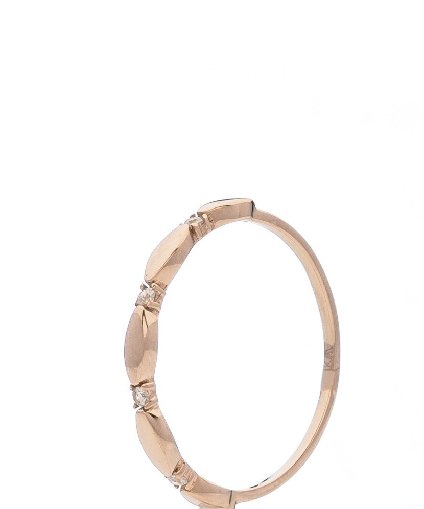 Auksinis žiedas su cirkoniais  - Goldinga