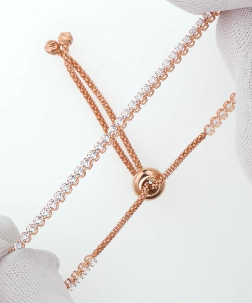 Auksinė apyrankė su cirkoniais