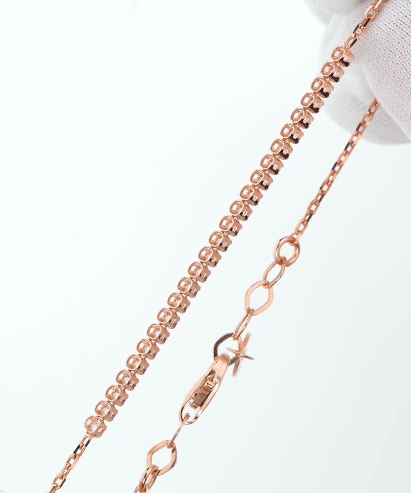 Auksinė apyrankė su cirkoniais