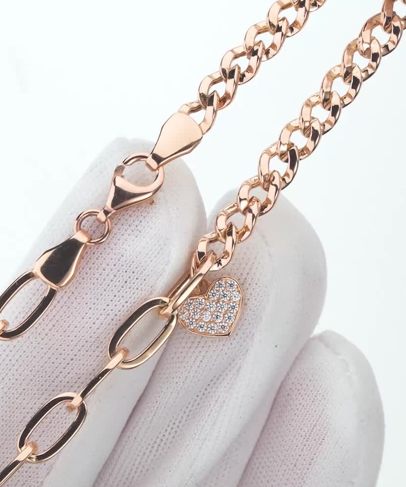 Auksinė apyrankė su cirkoniais