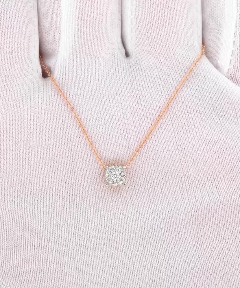 Auksinė Grandinėlė Su Deimantiniu Pakabuku - Auksinės grandinėlės su pakabukais - Goldinga