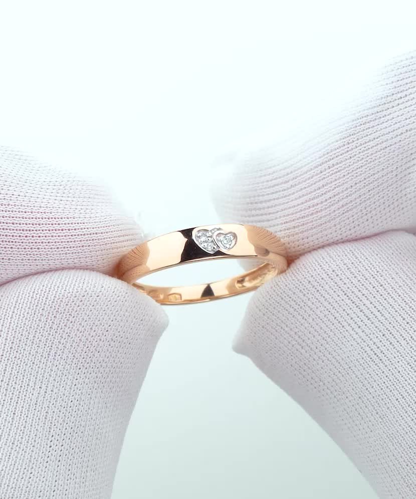 Auksinis žedas su deimantais