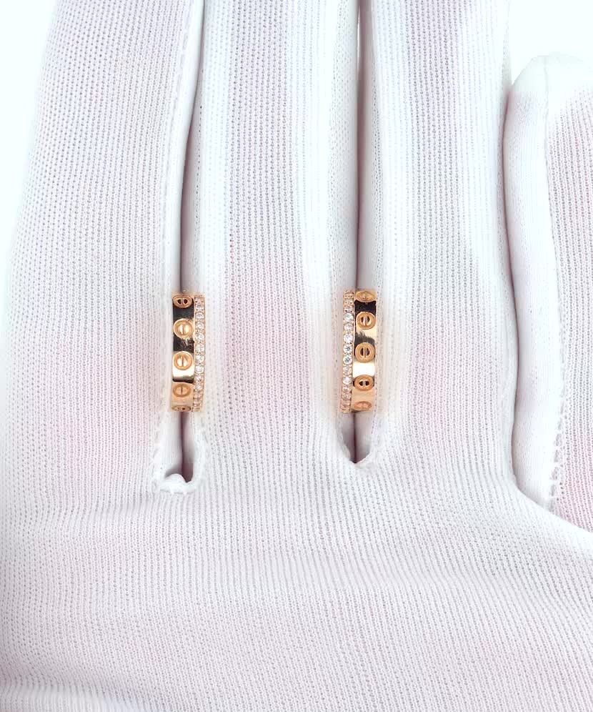 Auksiniai auskarai su cirkoniais - Auksiniai auskarai - Goldinga