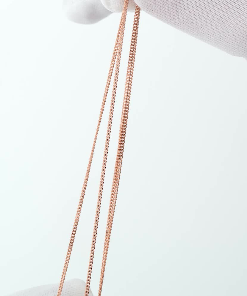 Auksinė vientisa grandinėlė "Curb" 1mm - Auksinės grandinėlės - Goldinga