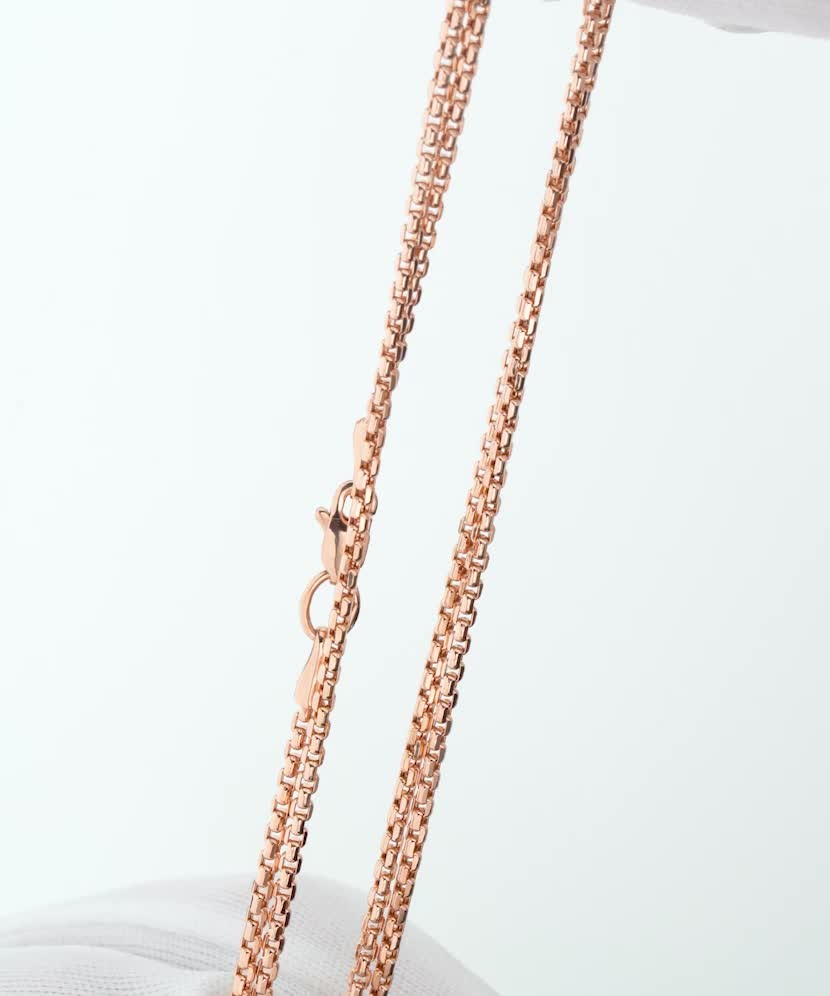 Auksinė grandinėlė "Box" 1.7mm