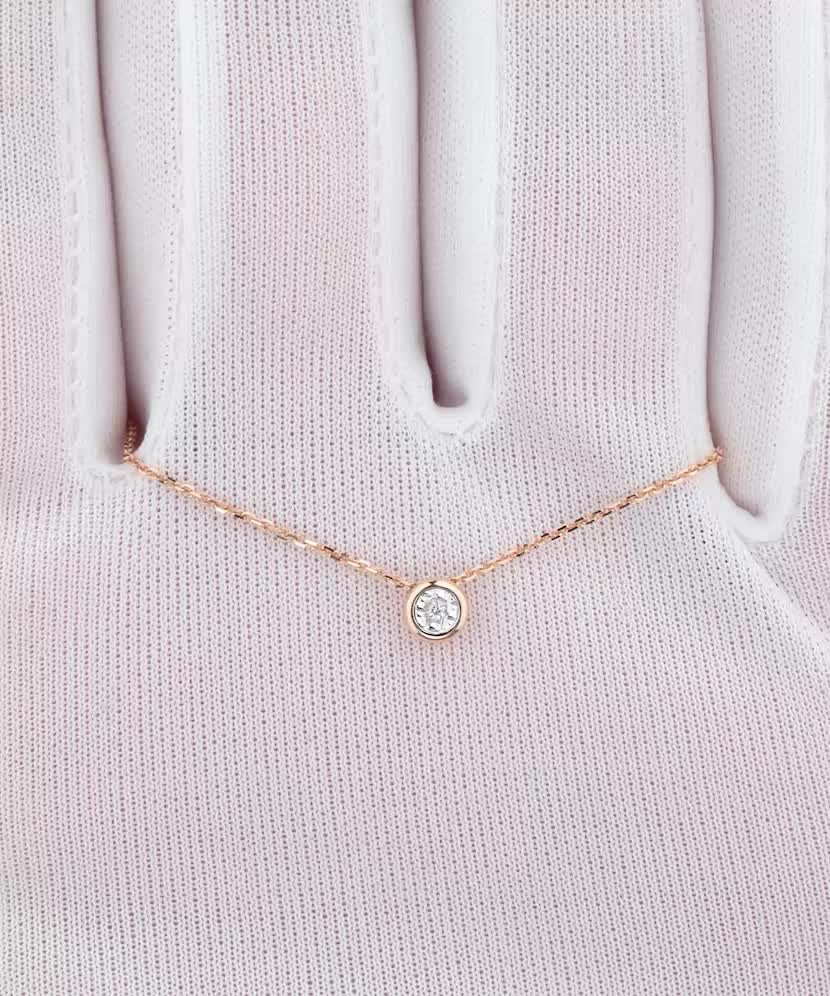 Auksinė Grandinėlė Su deimantiniu Pakabuku  - Goldinga