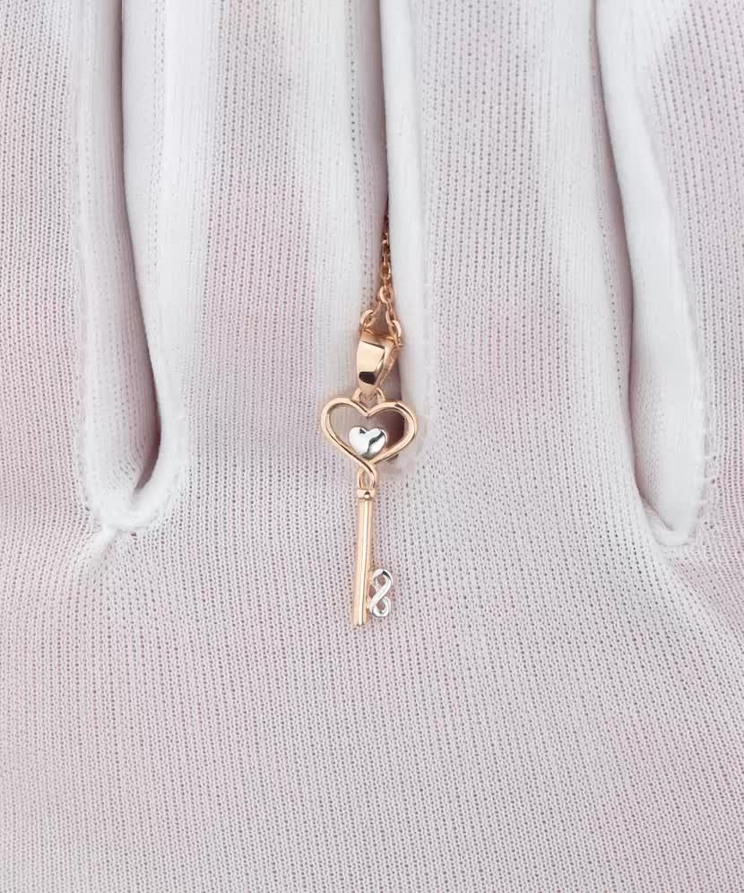 Auksinis pakabukas "Raktas" - Auksiniai pakabukai - Goldinga