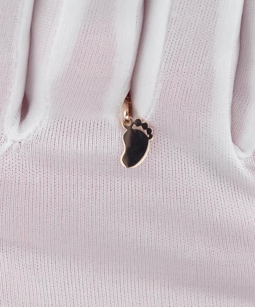 Auksinis pakabukas "Pėdutė" - Auksiniai pakabukai - Goldinga