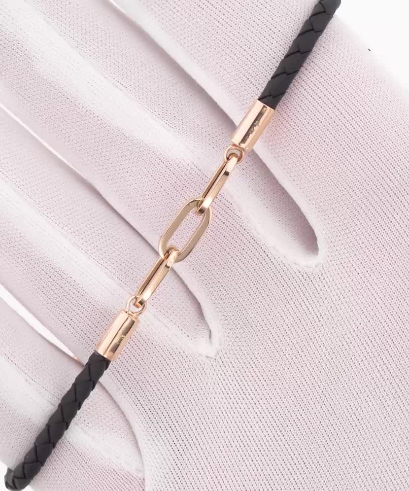 Odinė apyrankė su auksu