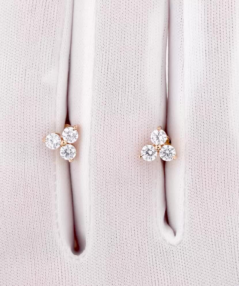 Auksiniai auskarai su cirkoniais