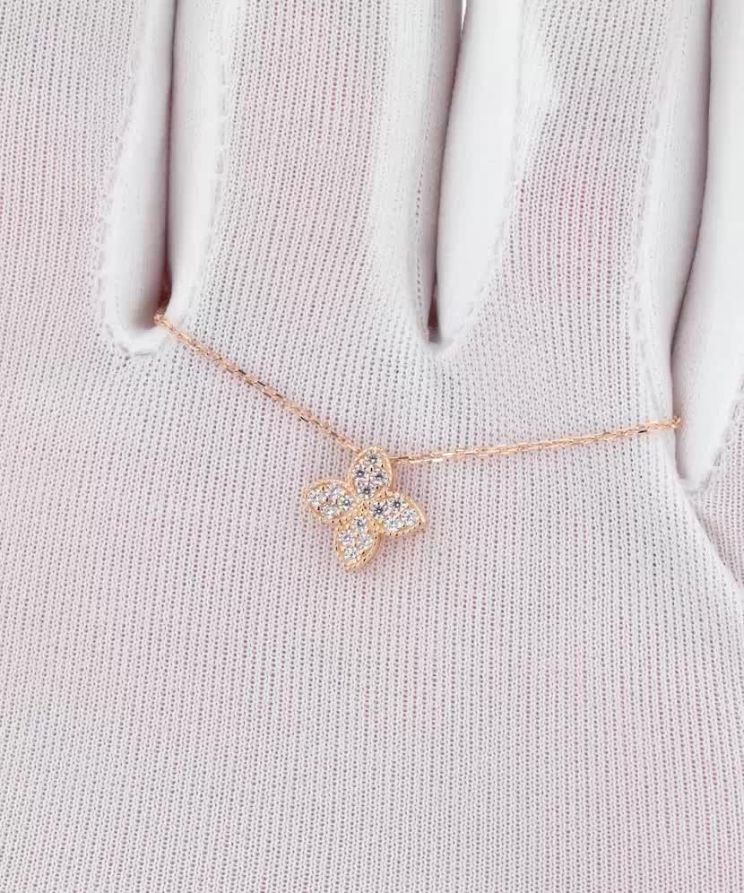 Auksinė grandinėlė su cirkonio pakabuku