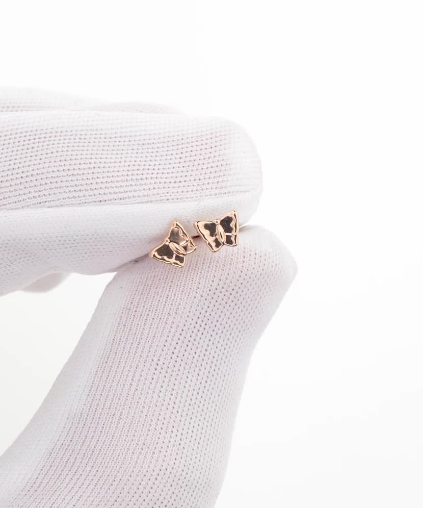 Auksiniai auskarai "Drugelis"