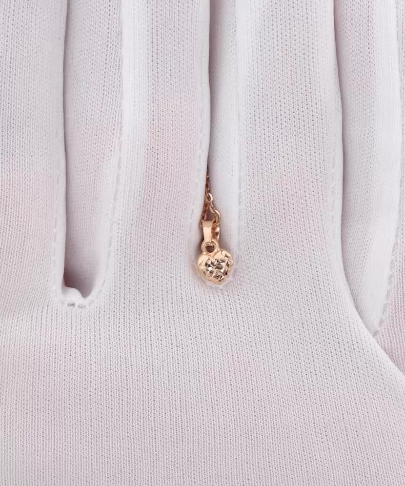 Auksinis pakabukas "Širdelė"