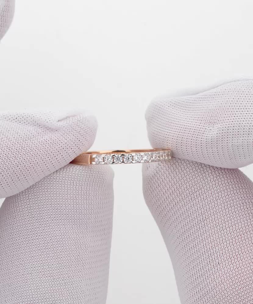 Auksinis žiedas su cirkoniais