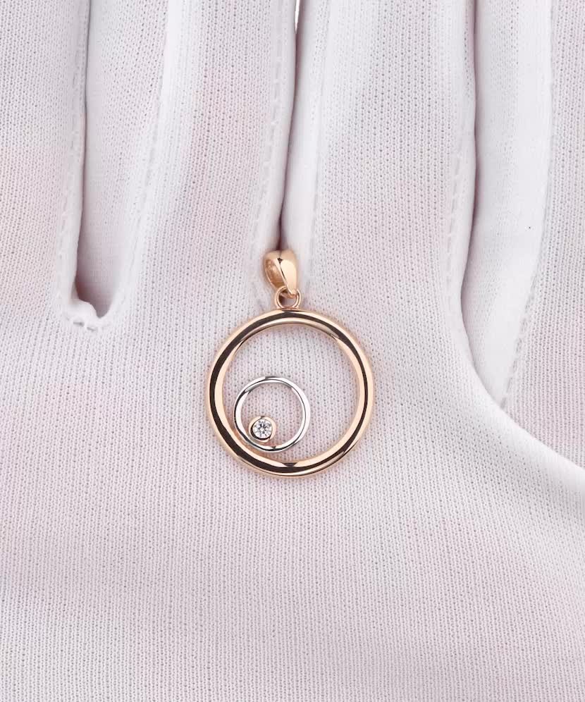 Auksinis Pakabukas Su Cirkoniu  - Goldinga