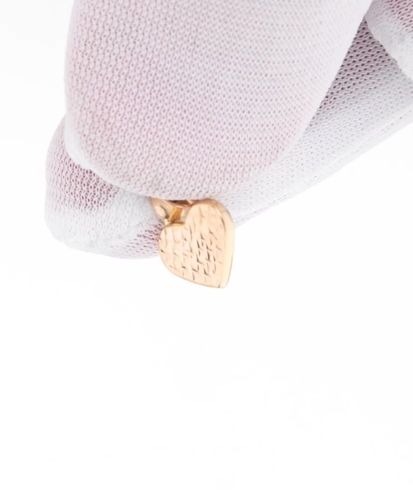 Dvipusis auksinis pakabukas "Širdelė"