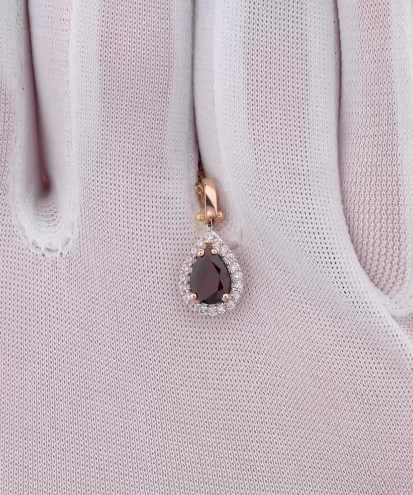 Auksinis pakabukas su cirkoniais