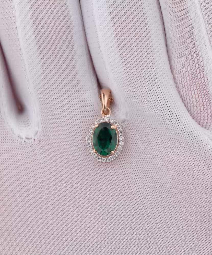 Auksinis pakabukas su cirkoniais