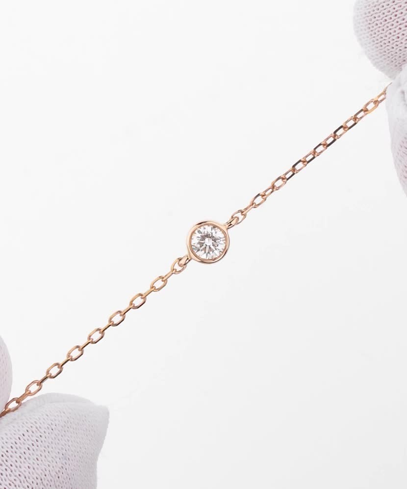 Auksinė apyrankė su deimantais