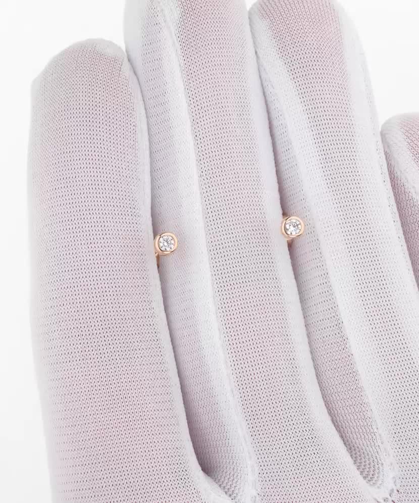 Auksiniai auskarai su cirkoniais