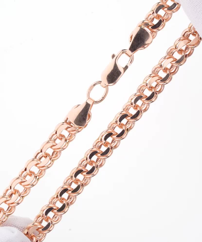 Auksinė apyrankė "Bismark" 6.6mm