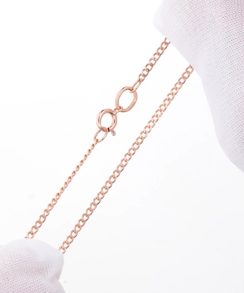 Auksinė apyrankė "Curb" 1.6mm