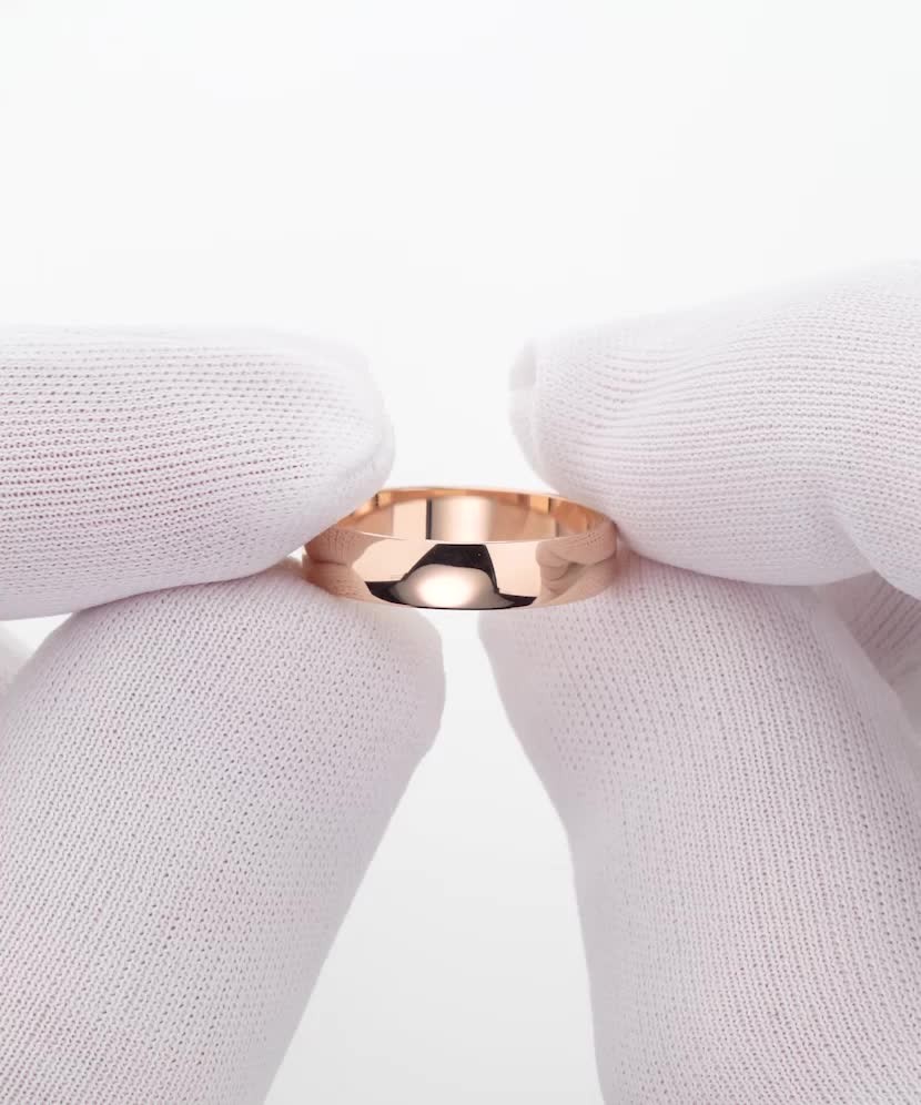 Auksinis vestuvinis žiedas 4mm  - Goldinga