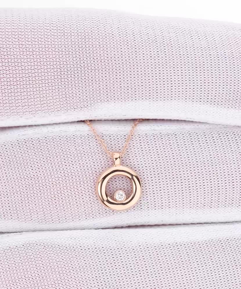 Auksinė Grandinėlė Su deimantiniu Pakabuku