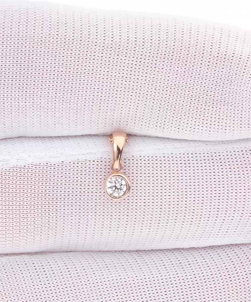 Auksinis pakabukas su cirkoniu