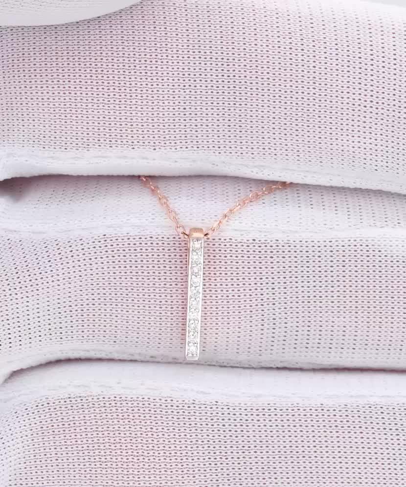 Auksinė Grandinėlė Su deimantiniu Pakabuku