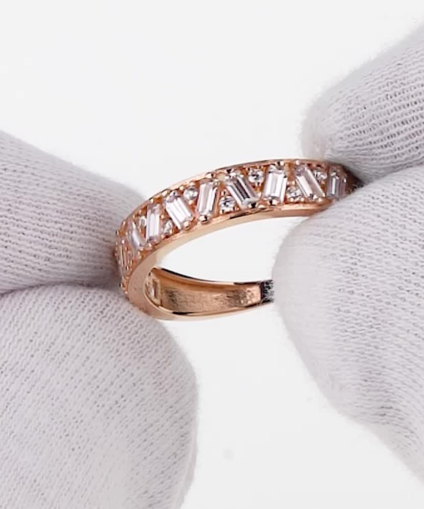 Auksinis žiedas su cirkoniais  - Goldinga