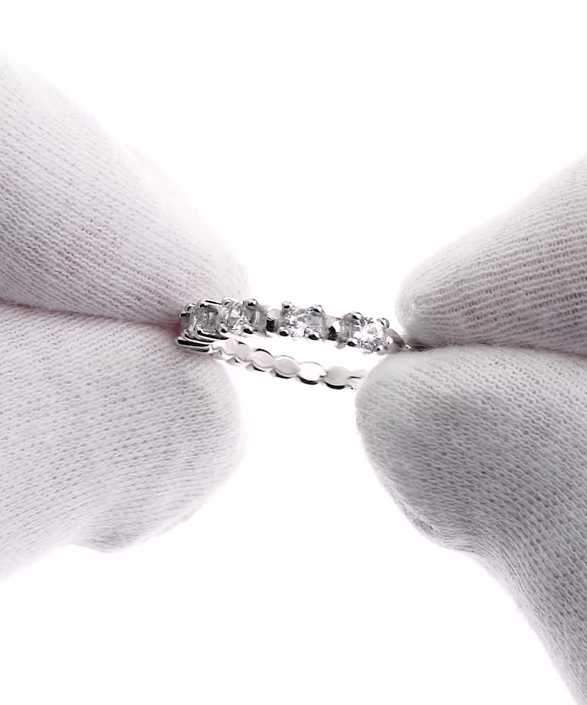 Sidabrinis žiedas Su Cirkoniais  - Goldinga