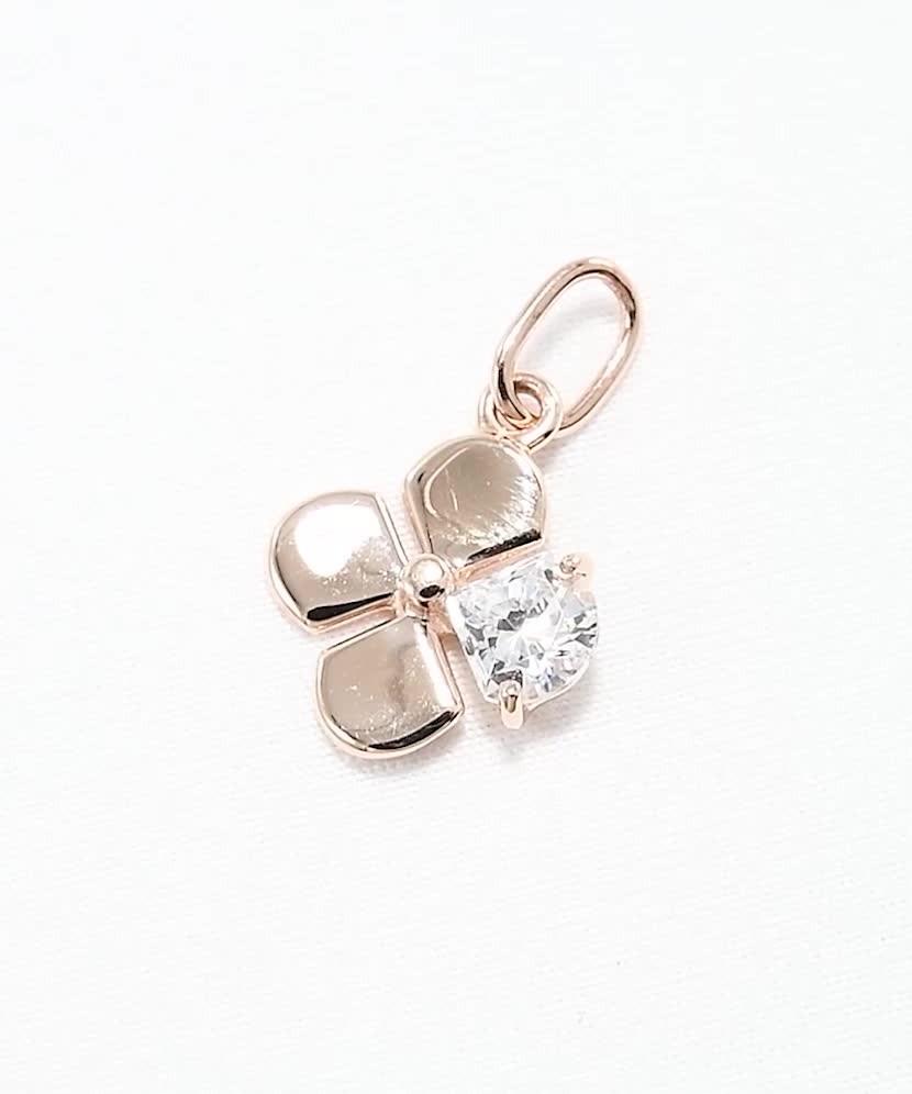 Auksinis pakabukas su cirkoniu  - Goldinga