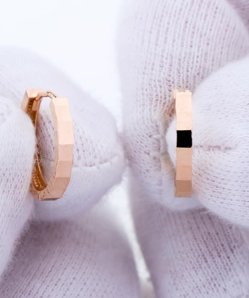 Auksiniai auskarai rinkutės  - Goldinga