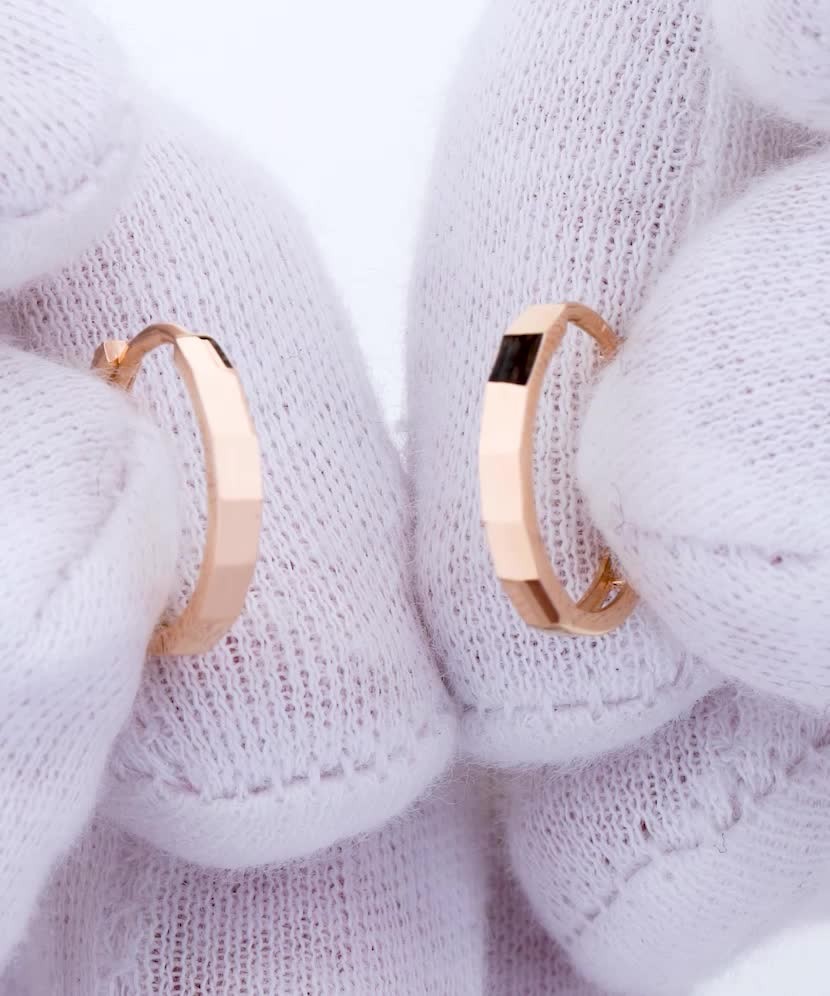 Auksiniai auskarai rinkutės - Auksiniai auskarai - Goldinga