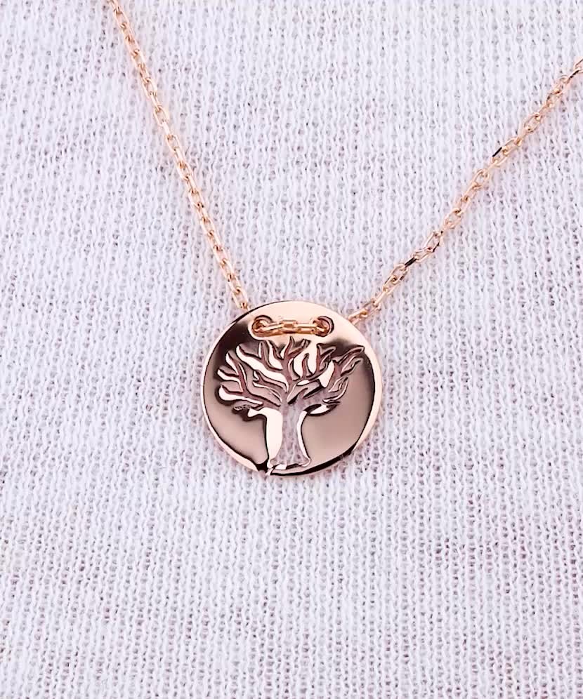 Auksinė grandinėlė su pakabuku "Gyvybės medis"  - Goldinga