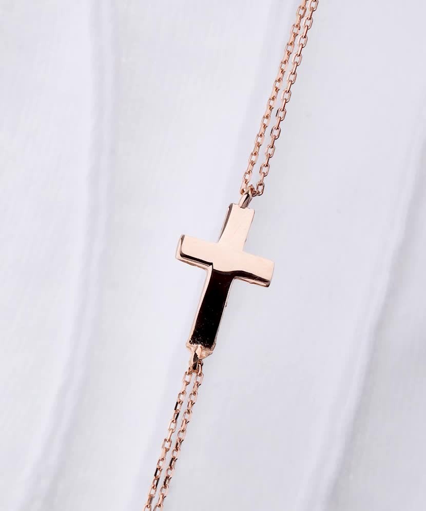 Auksinė apyrankė "Kryželis"  - Goldinga