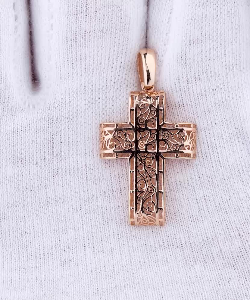 Auksinis pakabukas "Kryželis" - Kryželiai ir ikonos - Goldinga